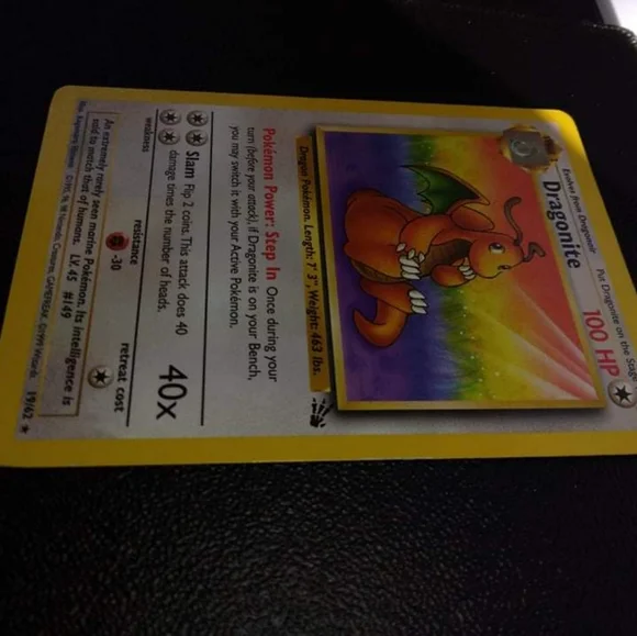 Dragonite Mint pokemon card